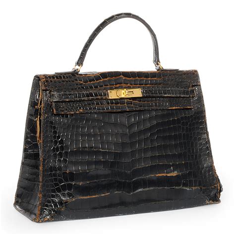 hermes crocodile kelly bag.